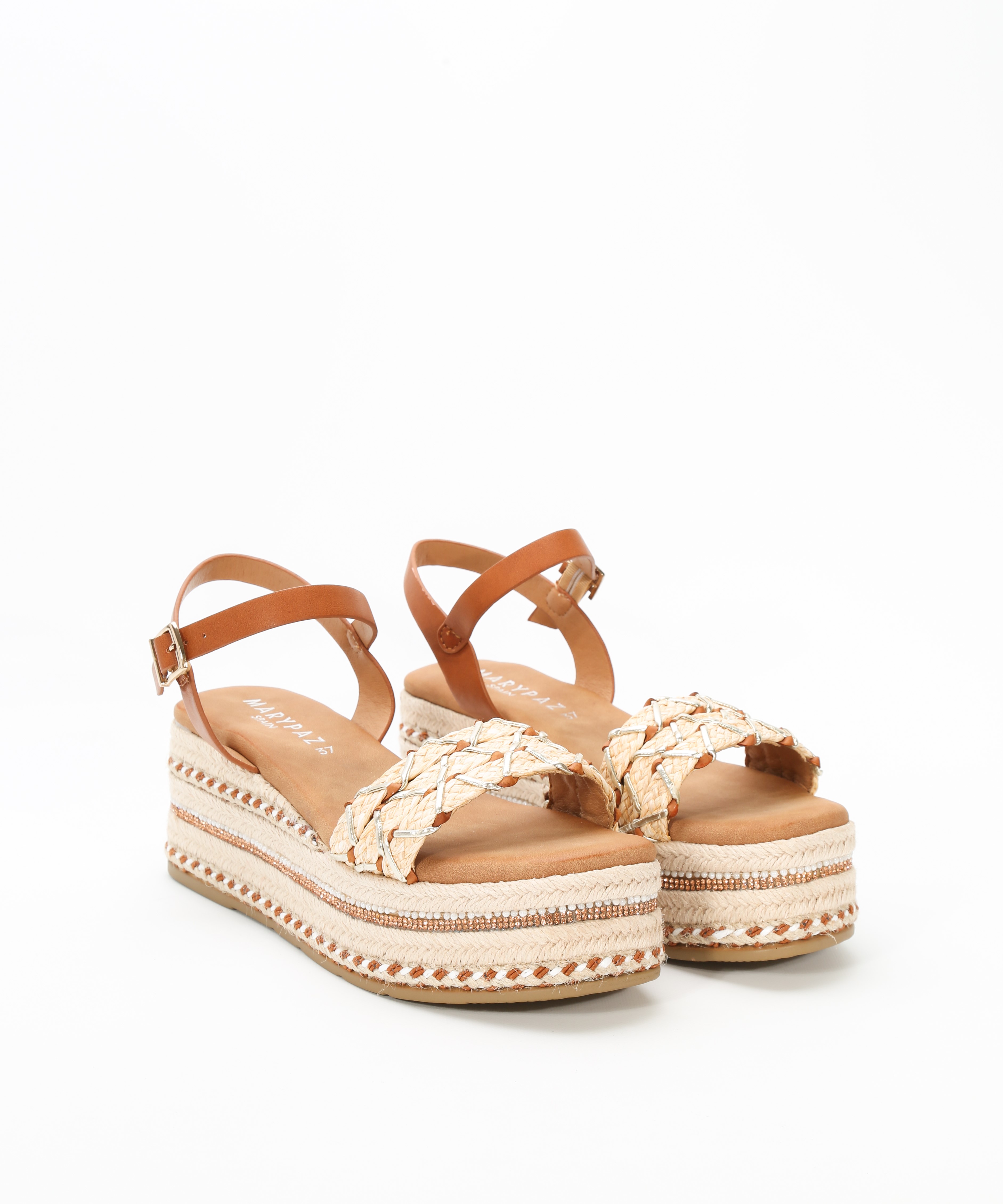 Sandalias plataformas combinadas image number null